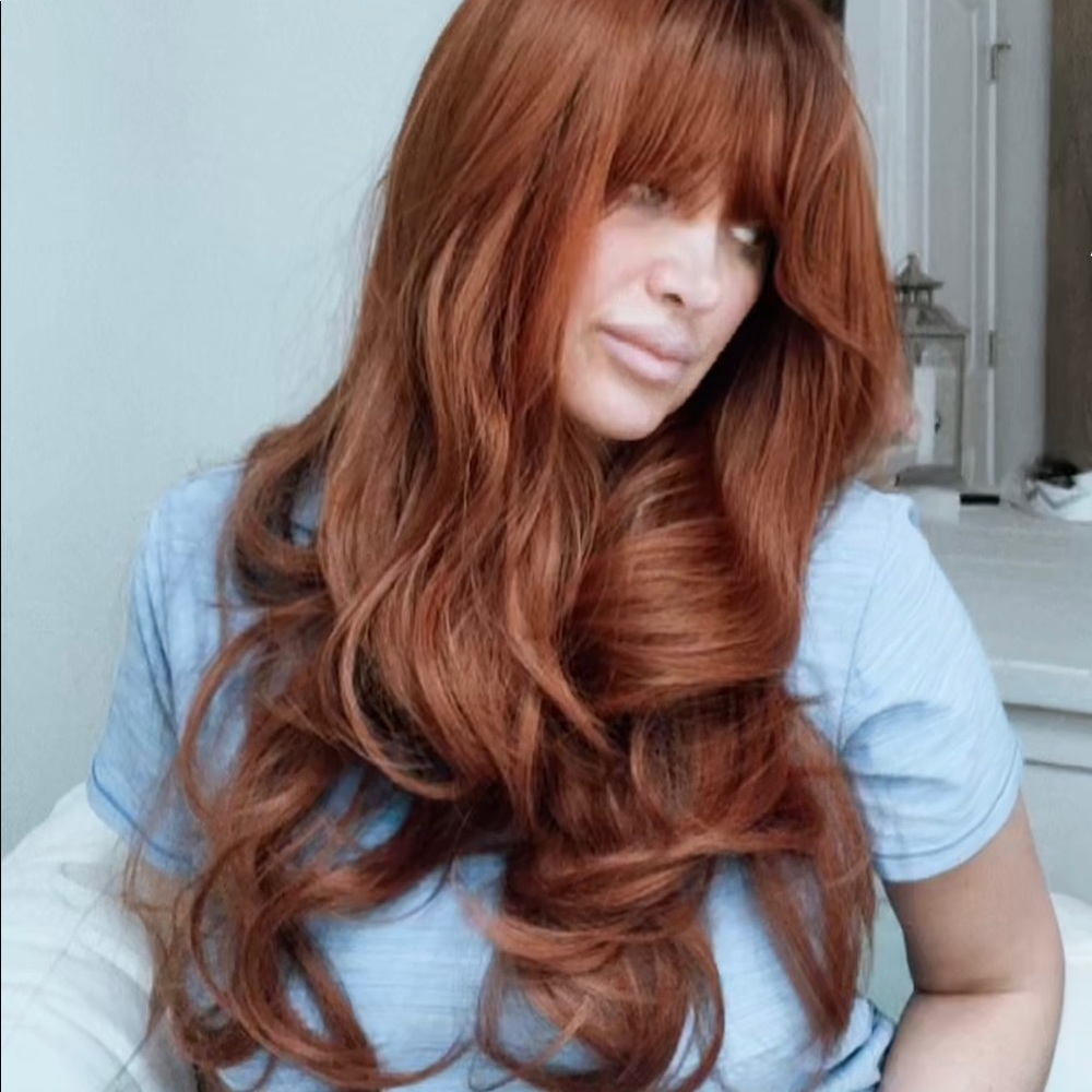 Long, auburn Wig NWT